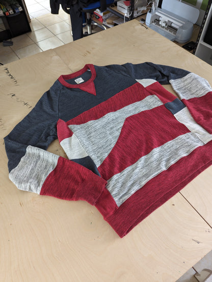 Upcycled / Reworked, Champions, 3-color Long Sleeve Shirt (1 of 1)