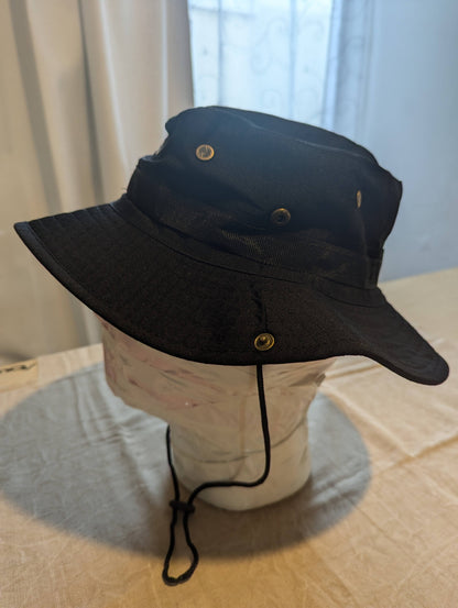 Buntsh, Sun/Safari style, Black, Bucket Hat