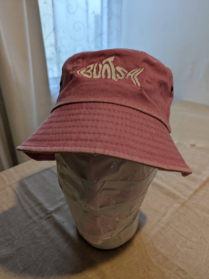 Buntsh-Fish logo, Bubblegum-pink, Bucket hat