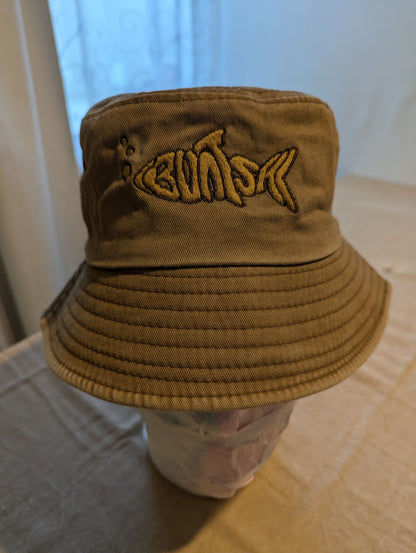 Buntsh-Fish logo, Sandstorm, Bucket hat