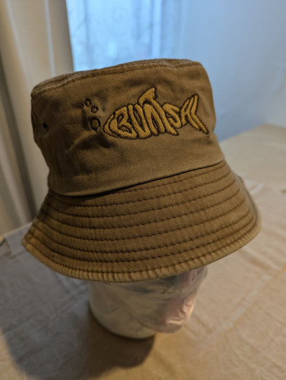 Buntsh-Fish logo, Sandstorm, Bucket hat