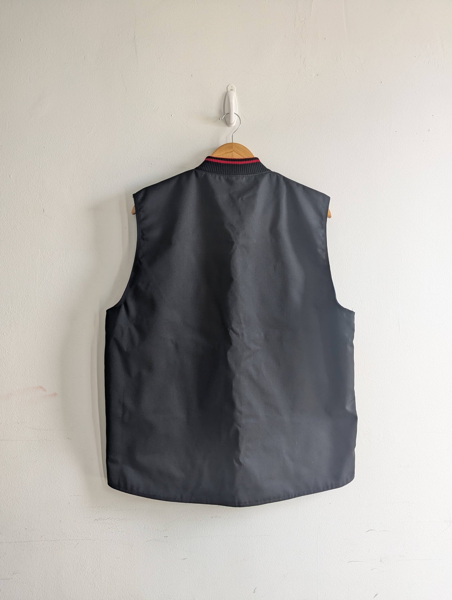 Handcrafted, Black, Snap-Button, DIYSkatePool Vest