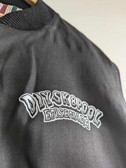 Handcrafted, Black, Zip-Up, DIYSkatePool Vest