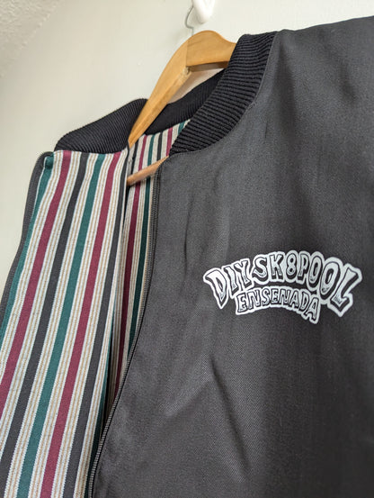 Handcrafted, Black, Zip-Up, DIYSkatePool Vest