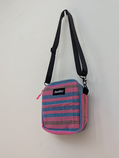 Upcycled Buntsh-box bag, Bubble Gum (Pink & Blue) Colors (1 of 4)
