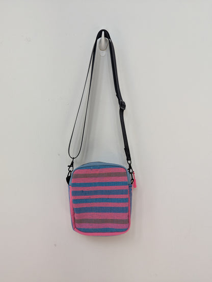 Upcycled Buntsh-box bag, Bubble Gum (Pink & Blue) Colors (1 of 4)