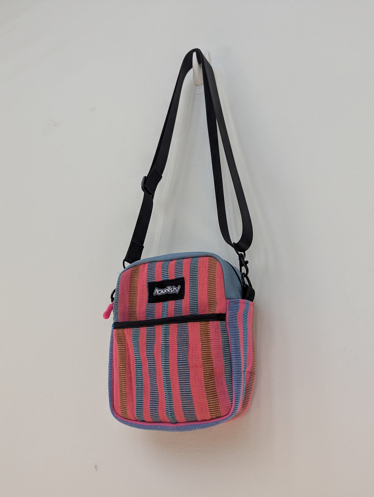 Upcycled Buntsh-box bag, Bubble Gum (Pink & Blue) Colors (2 of 4)