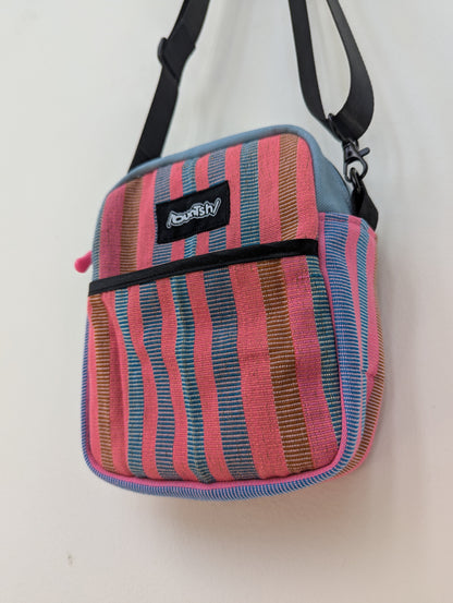 Upcycled Buntsh-box bag, Bubble Gum (Pink & Blue) Colors (2 of 4)