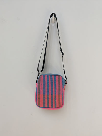 Upcycled Buntsh-box bag, Bubble Gum (Pink & Blue) Colors (2 of 4)
