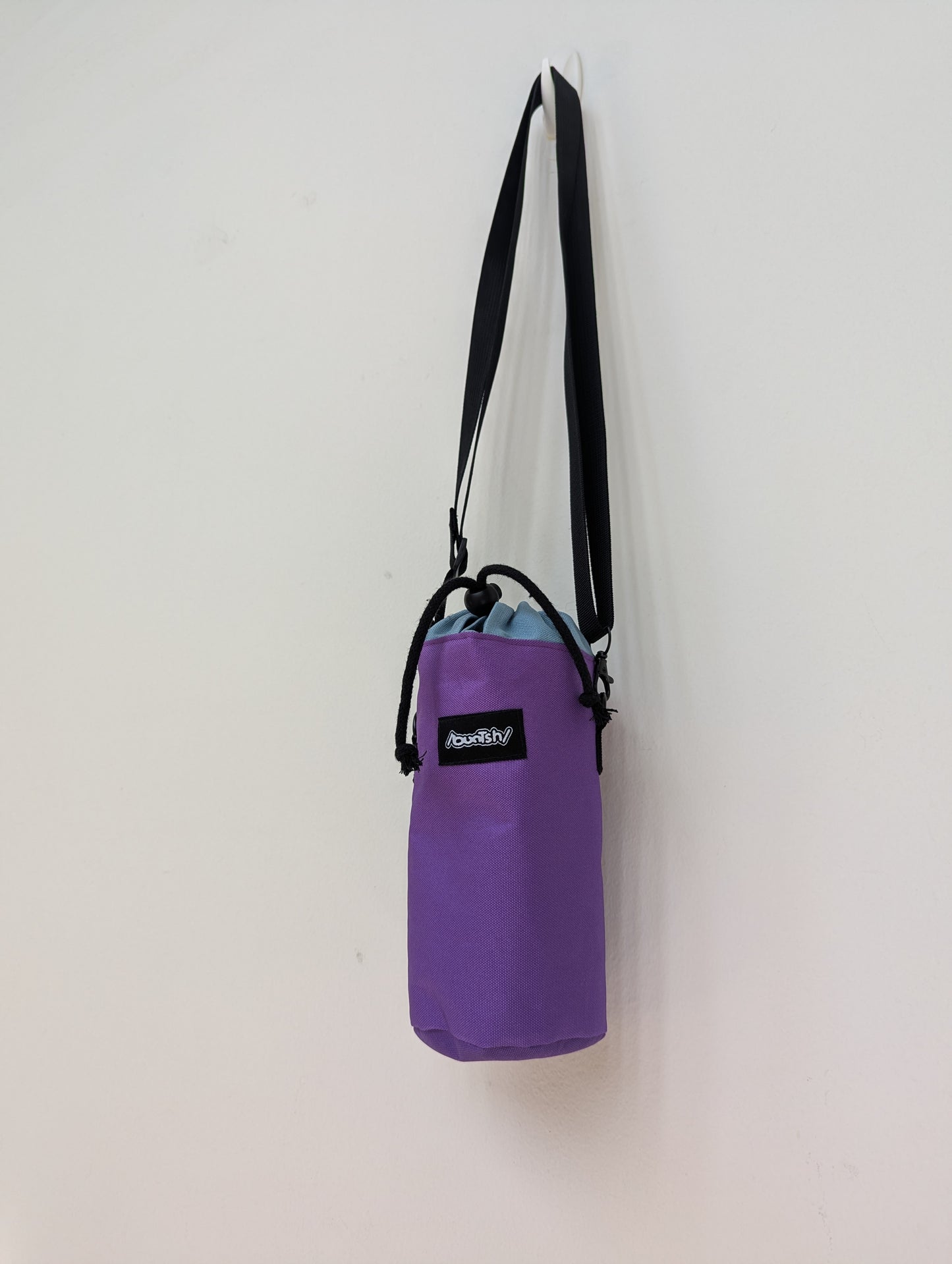 Water Bottle Carrier/Sleeve, Buntsh Bag (Purple & Blue)
