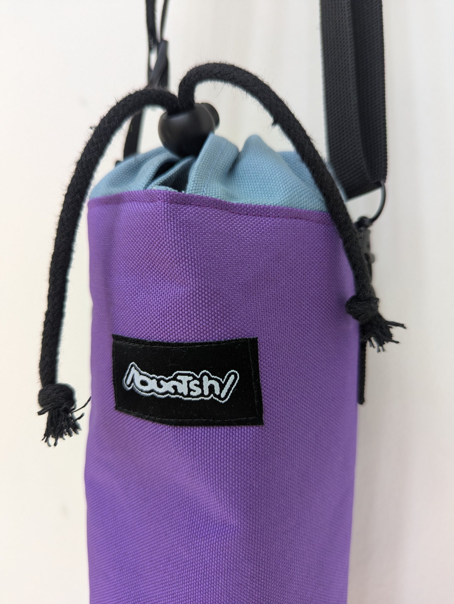 Water Bottle Carrier/Sleeve, Buntsh Bag (Purple & Blue)