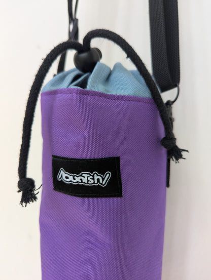 Water Bottle Carrier/Sleeve, Buntsh Bag (Purple & Blue)