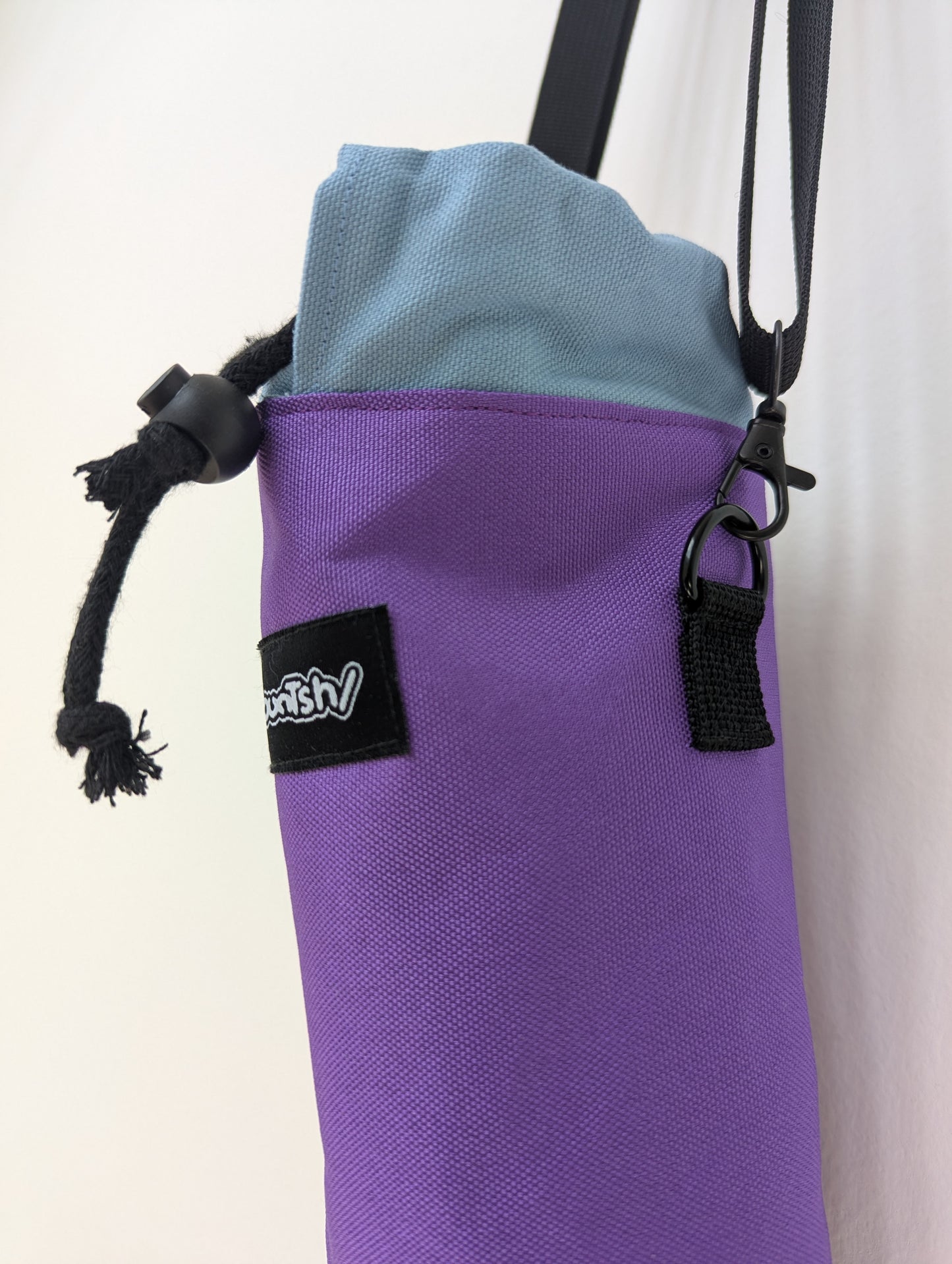 Water Bottle Carrier/Sleeve, Buntsh Bag (Purple & Blue)
