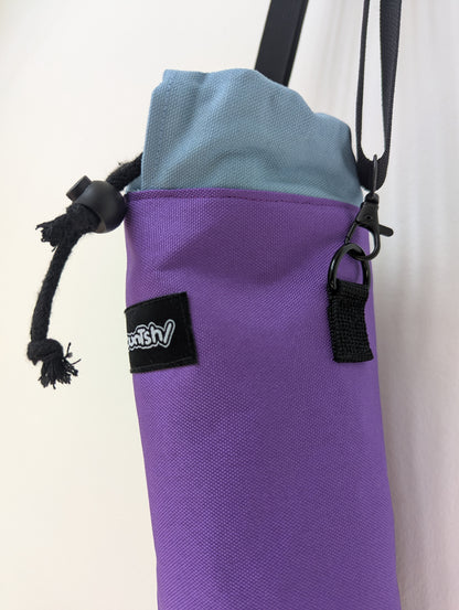 Water Bottle Carrier/Sleeve, Buntsh Bag (Purple & Blue)