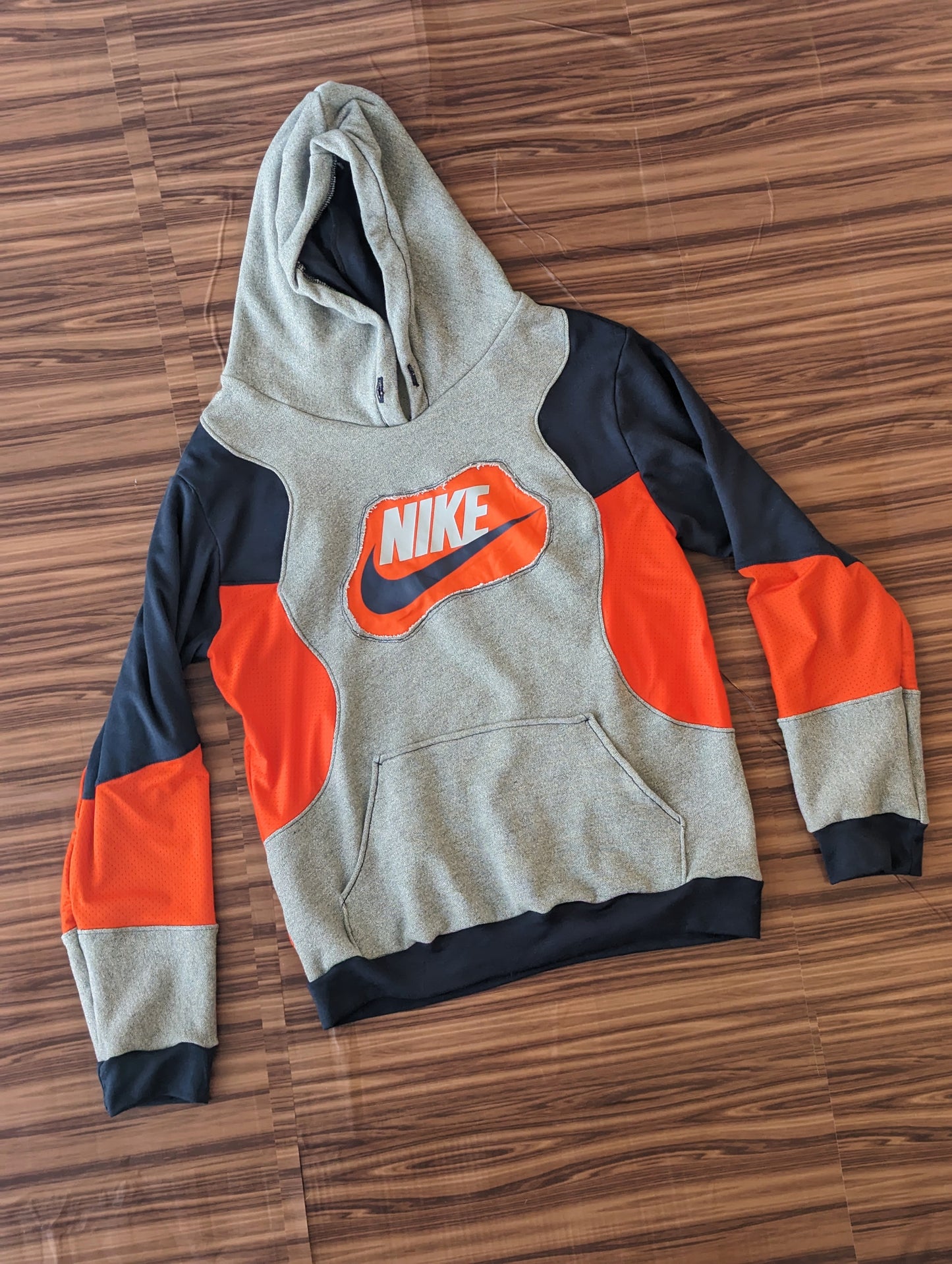 Upcycled, Nike, Multi-Color Hoodie (1 of 1)