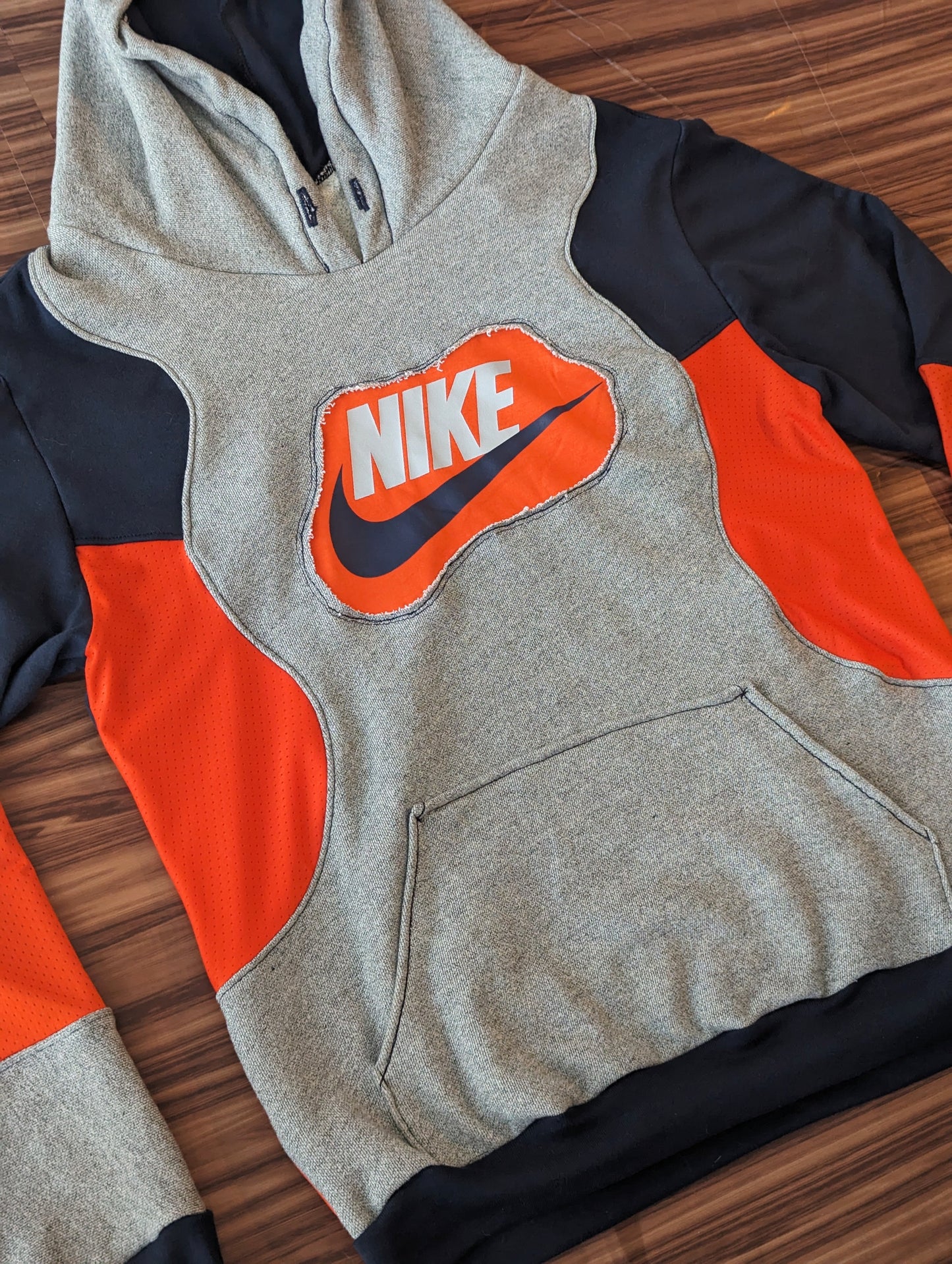 Upcycled, Nike, Multi-Color Hoodie (1 of 1)