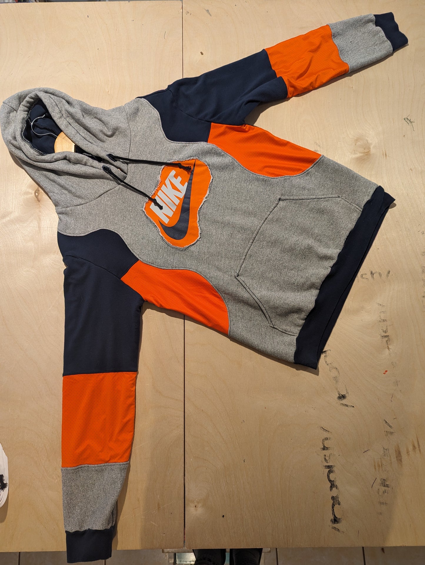 Upcycled, Nike, Multi-Color Hoodie (1 of 1)