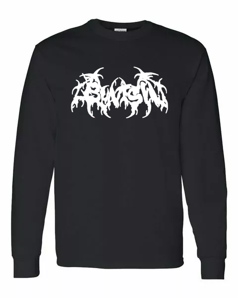 Long Sleeve, Buntsh-Goth Logo, Black t-shirt