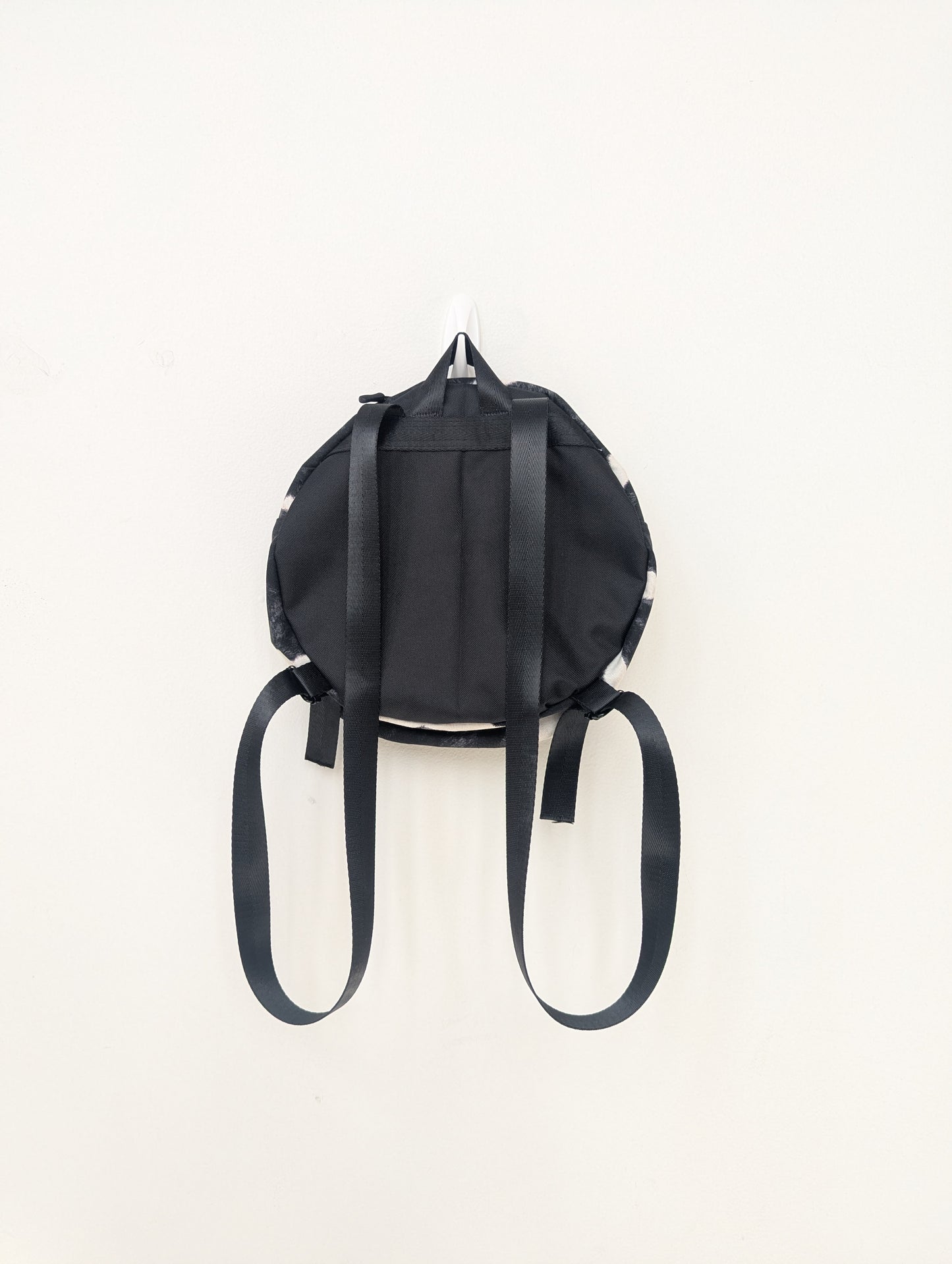 1of1 Handcrafted Cow print, Circle backpack & Water Bag Set