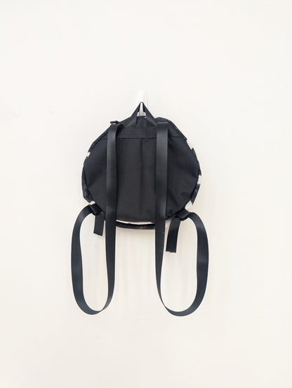 1of1 Handcrafted Cow print, Circle backpack & Water Bag Set